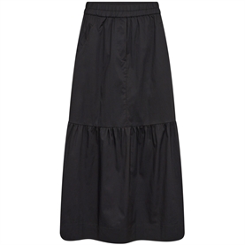 Co'couture CottonCC Crisp Gyspsy Skirt, Sort